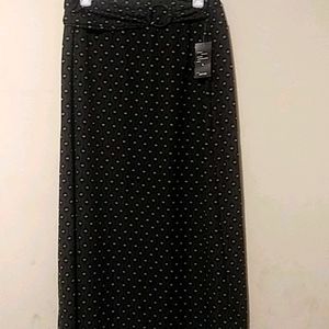 Black and spotted skirt